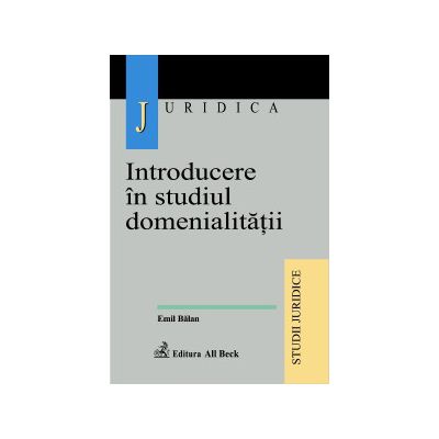 Introducere in studiul domenialitatii